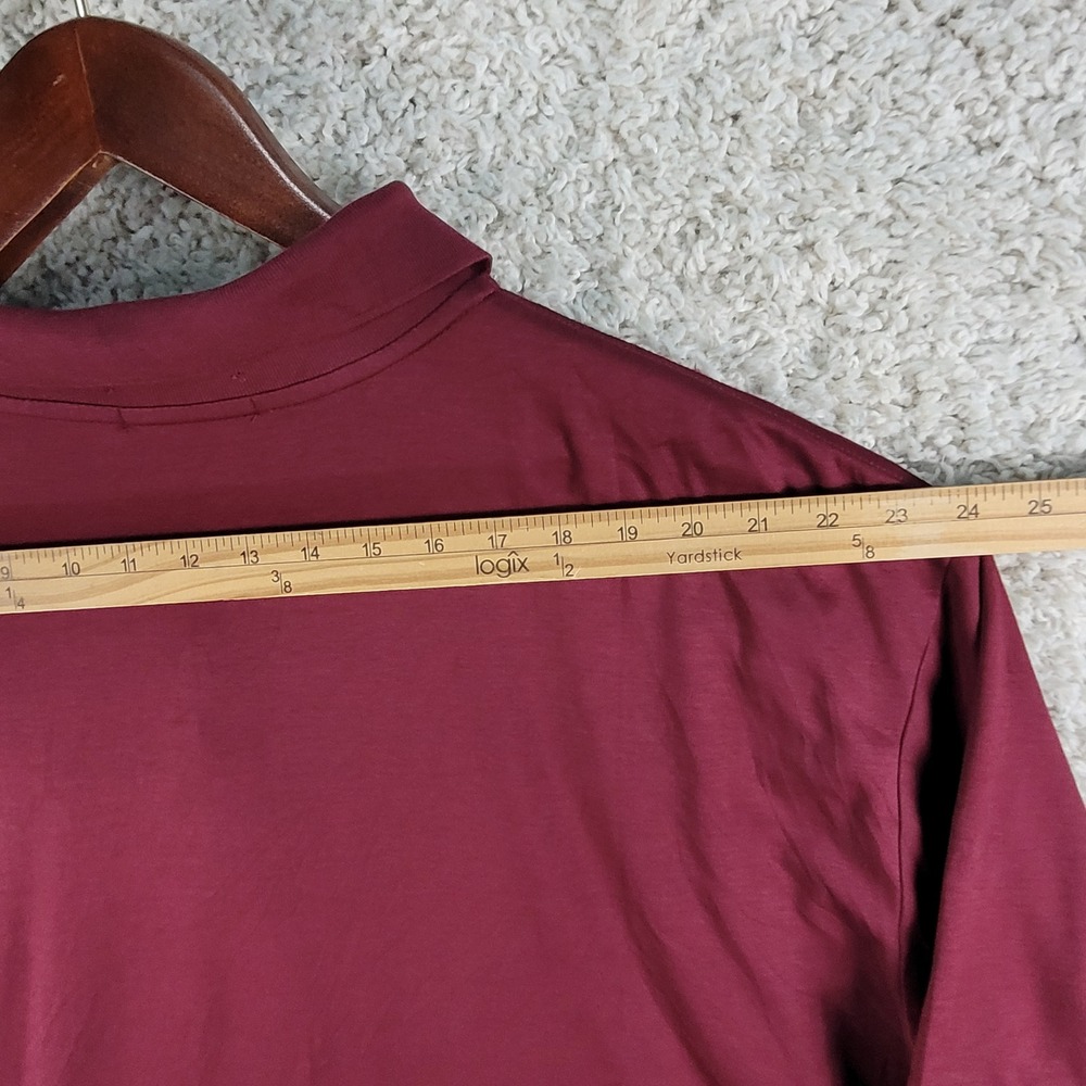 Polo Ralph Lauren Polo Shirt Men's 3XB Maroon Burgundy Short Sleeve Soft Cotton - Picture 6 of 11